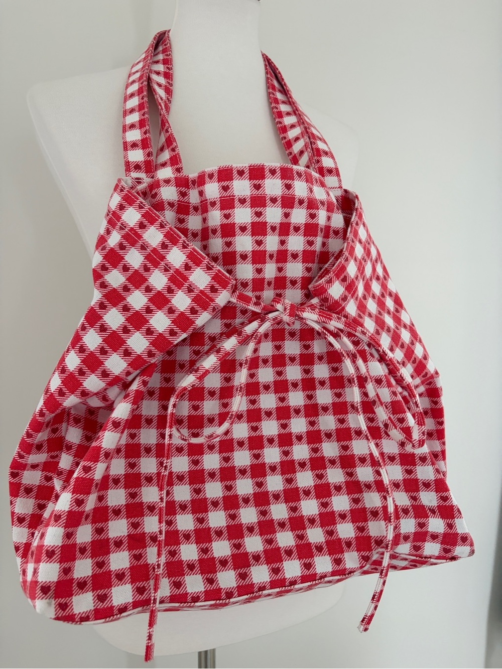Wild Fable Gingham Heart Tote - Picture 2 of 8